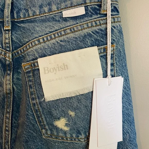 NWT Anthropologie Boyish “BILLY COUNTRY” Jeans Size 24 - Picture 13 of 16